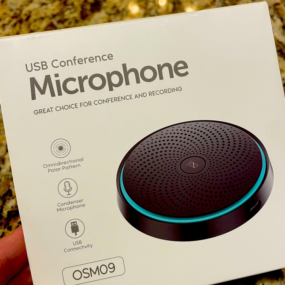 USB conference speaker and microphone